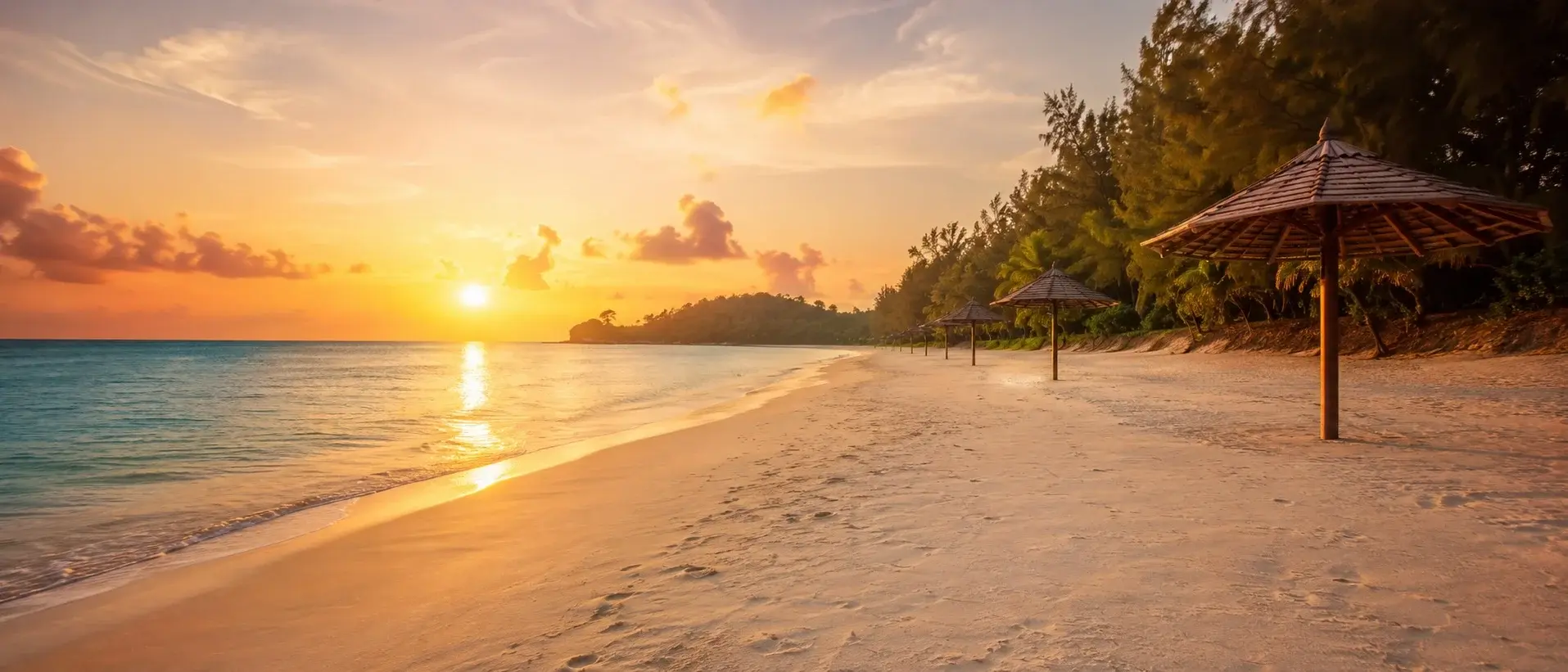 Surin Beach Phuket at sunset